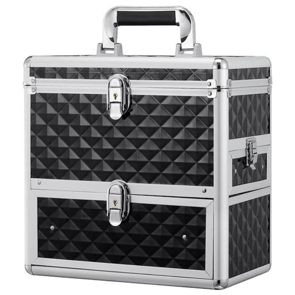 Makeup Train Case Professional Makeup Case Organizer Cosmetic Box with Drawer